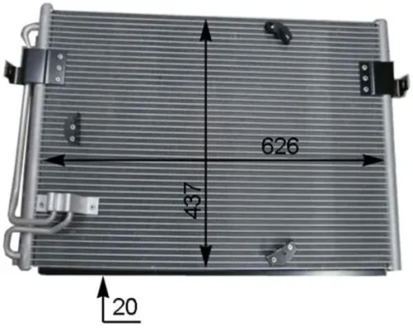 Конденсатор кондиционера AC174000S MAHLE