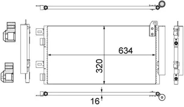 Конденсатор AC312001S MAHLE