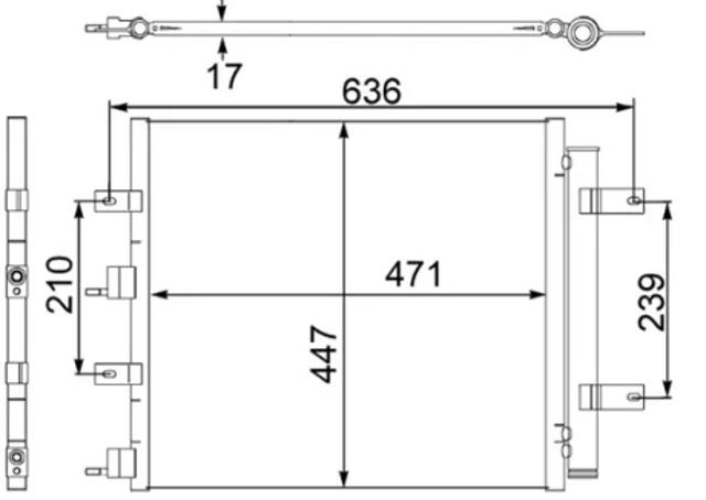 Конденсатор AC481000S MAHLE