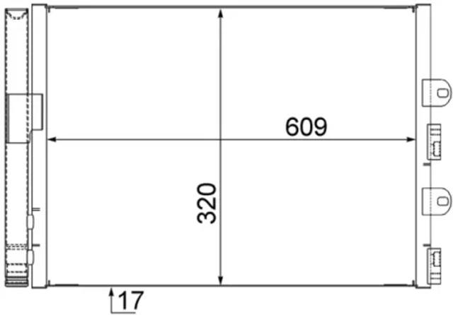 Конденсер AC561000S MAHLE
