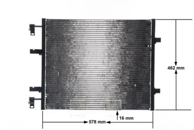 Радиатор кондиционера AC708000S MAHLE