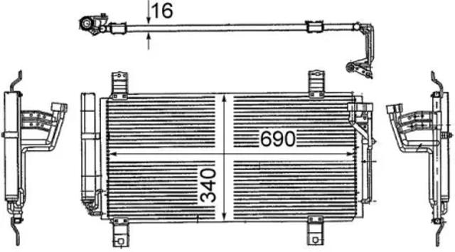 Конденсатор AC714000S MAHLE