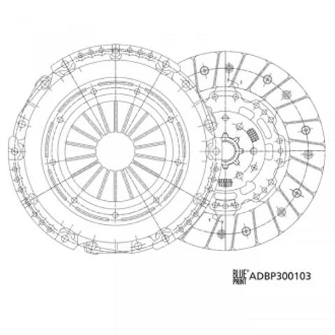 Сцепление и комплектующие ADBP300103 BLUE PRINT