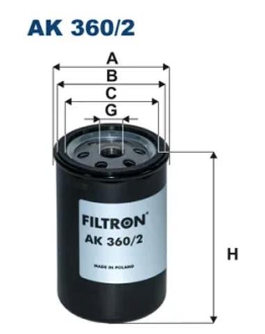 Фильтр воздушный компрессора подкачки (амортизаторов) AK3602 FILTRON
