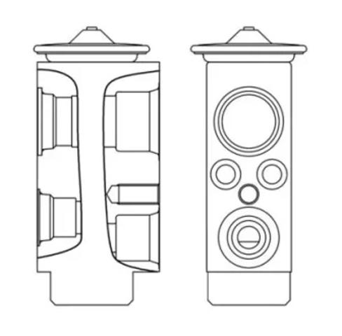 Клапан TRV, кондиционера AVE6000S MAHLE