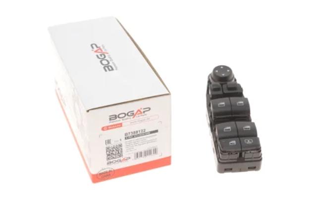 Кнопки переднего левого стекло подъёмника B7358122 BOGAP PREMIUM