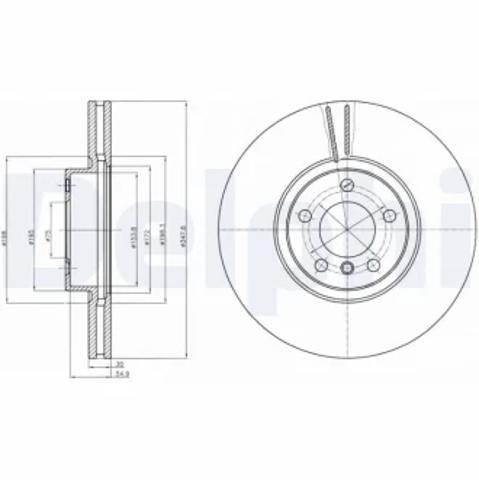 Ротор тормозной BG9063C DELPHI
