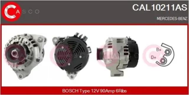 Автомобильный генератор CAL10211AS CASCO