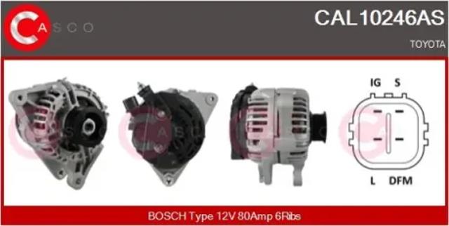 Генератор автомобиля CAL10246AS CASCO