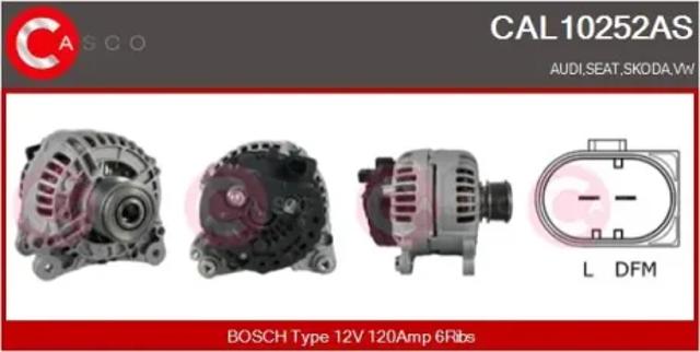 Генератор автомобильный CAL10252AS CASCO