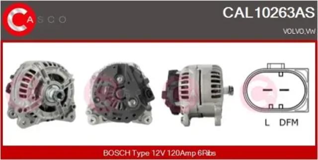 Автомобильный генератор CAL10263AS CASCO