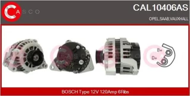 Генератор автомобиля CAL10406AS CASCO
