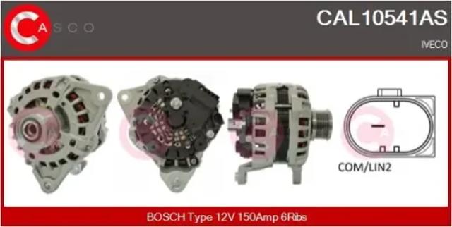 Автомобильный генератор CAL10541AS CASCO