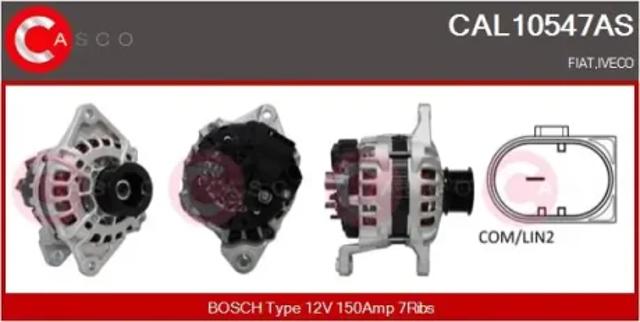 Генератор автомобильный CAL10547AS CASCO
