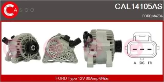 Генератор автомобильный CAL14105AS CASCO