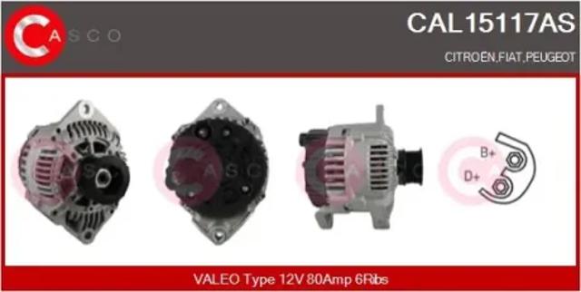 Генератор автомобильный CAL15117AS CASCO