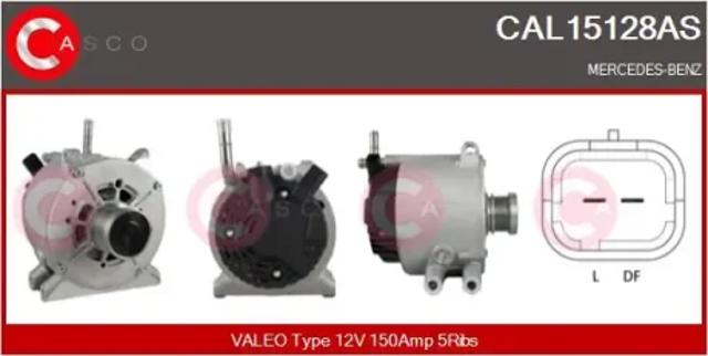 Генератор автомобильный CAL15128AS CASCO