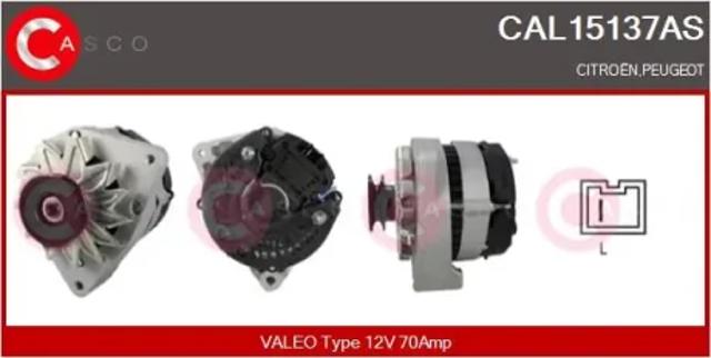 Генератор автомобиля CAL15137AS CASCO