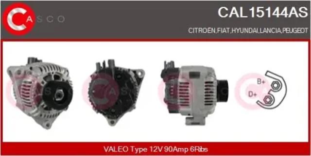 Генератор автомобиля CAL15144AS CASCO