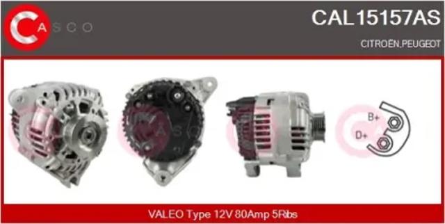 Генератор автомобильный CAL15157AS CASCO
