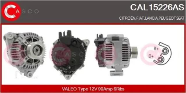 Генератор автомобильный CAL15226AS CASCO