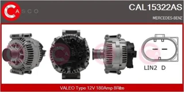 Генератор автомобильный CAL15322AS CASCO