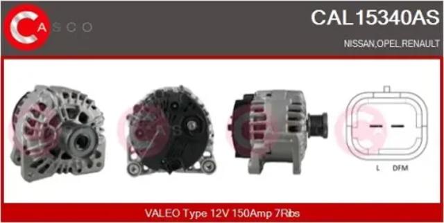 Автомобильный генератор CAL15340AS CASCO