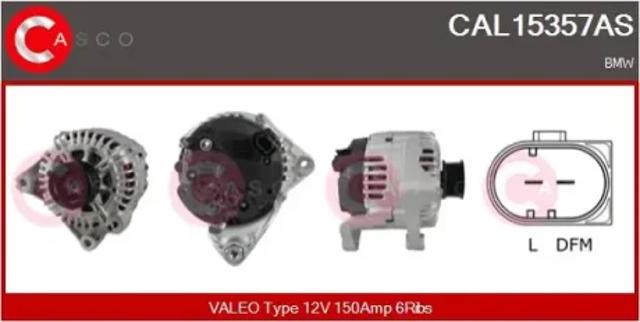 Автомобильный генератор CAL15357AS CASCO