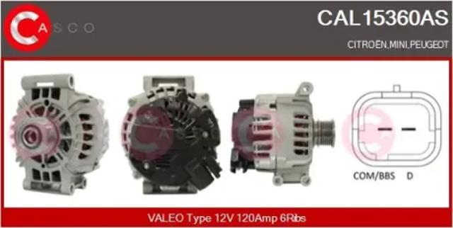 Автомобильный генератор CAL15360AS CASCO