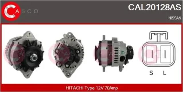 Генератор автомобиля CAL20128AS CASCO