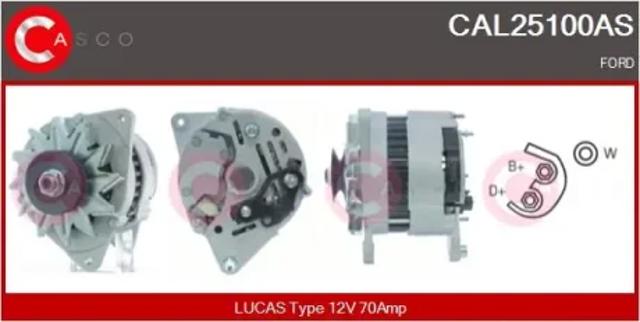 Автомобильный генератор CAL25100AS CASCO