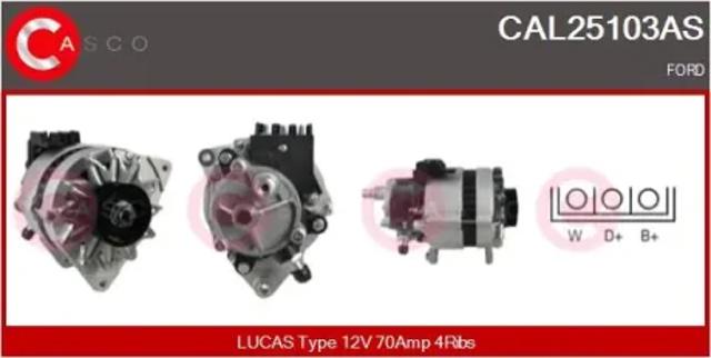 Автомобильный генератор CAL25103AS CASCO