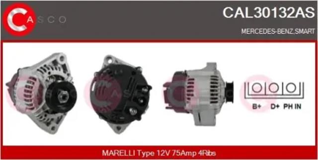 Автомобильный генератор CAL30132AS CASCO