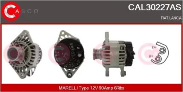 Генератор автомобильный CAL30227AS CASCO