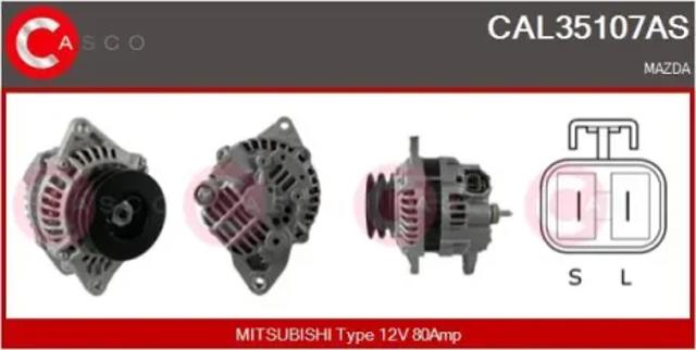 Генератор автомобильный CAL35107AS CASCO