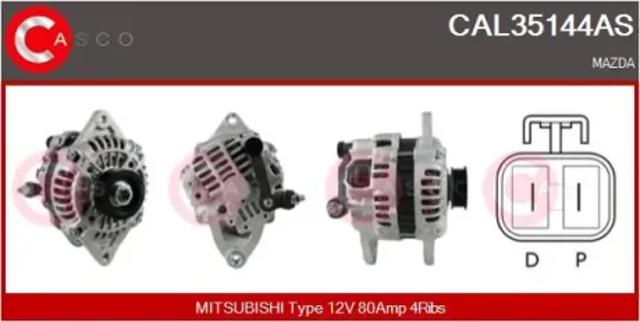 Генератор автомобильный CAL35144AS CASCO