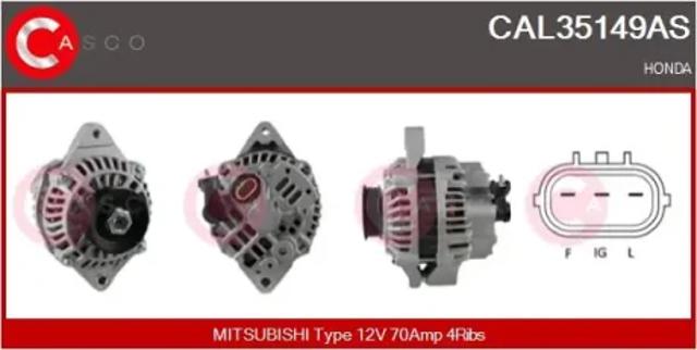 Генератор автомобиля CAL35149AS CASCO