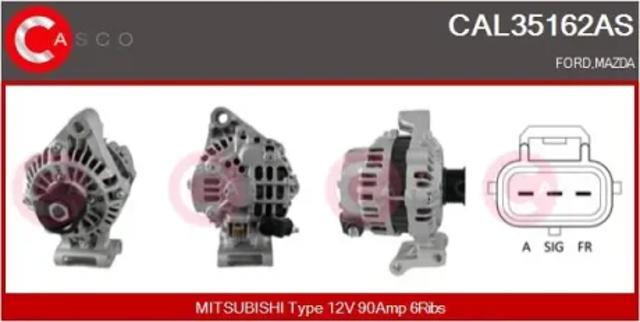 Генератор автомобильный CAL35162AS CASCO
