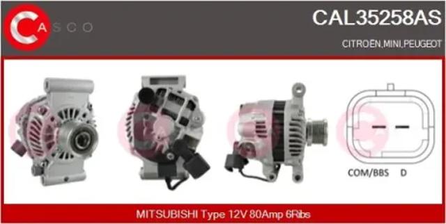 Автомобильный генератор CAL35258AS CASCO