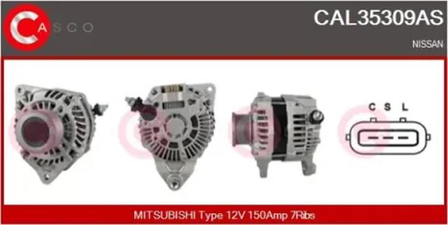 Генератор автомобиля CAL35309AS CASCO