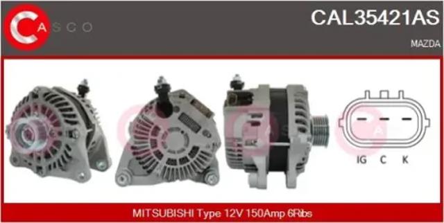 Генератор автомобиля CAL35421AS CASCO
