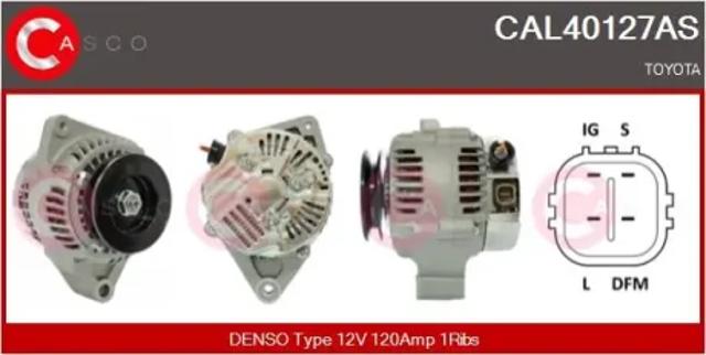 Генератор автомобильный CAL40127AS CASCO