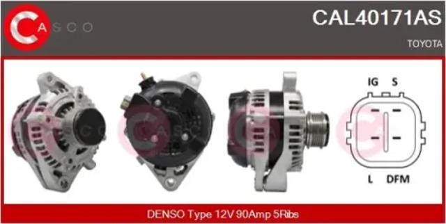 Генератор автомобильный CAL40171AS CASCO
