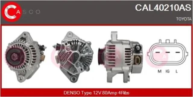 Автомобильный генератор CAL40210AS CASCO