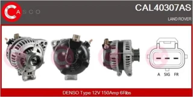 Автомобильный генератор CAL40307AS CASCO