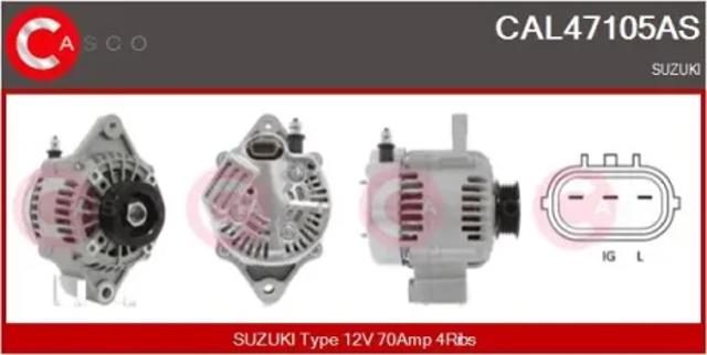Генератор автомобиля CAL47105AS CASCO