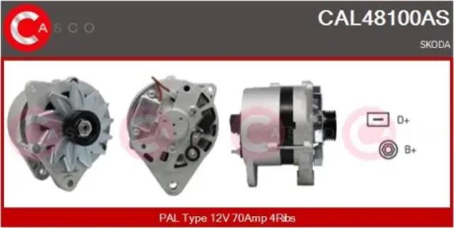 Автомобильный генератор CAL48100AS CASCO