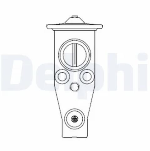 Клапан TRV, кондиционера CB1017V DELPHI