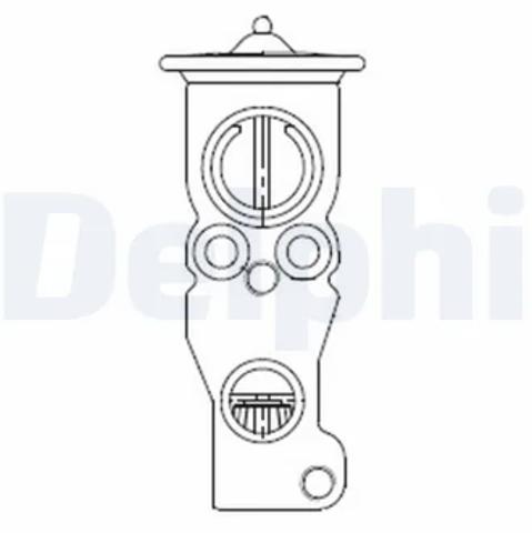 Терморегулирующий вентиль кондиционера CB1018V DELPHI