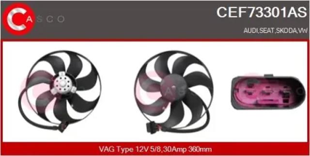 Вентилятор радиатора CEF73301AS CASCO